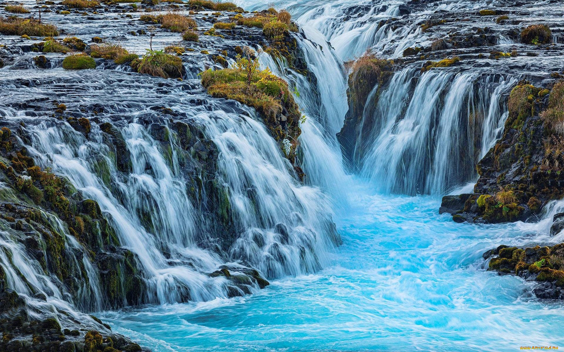 bruarfoss, iceland, , 